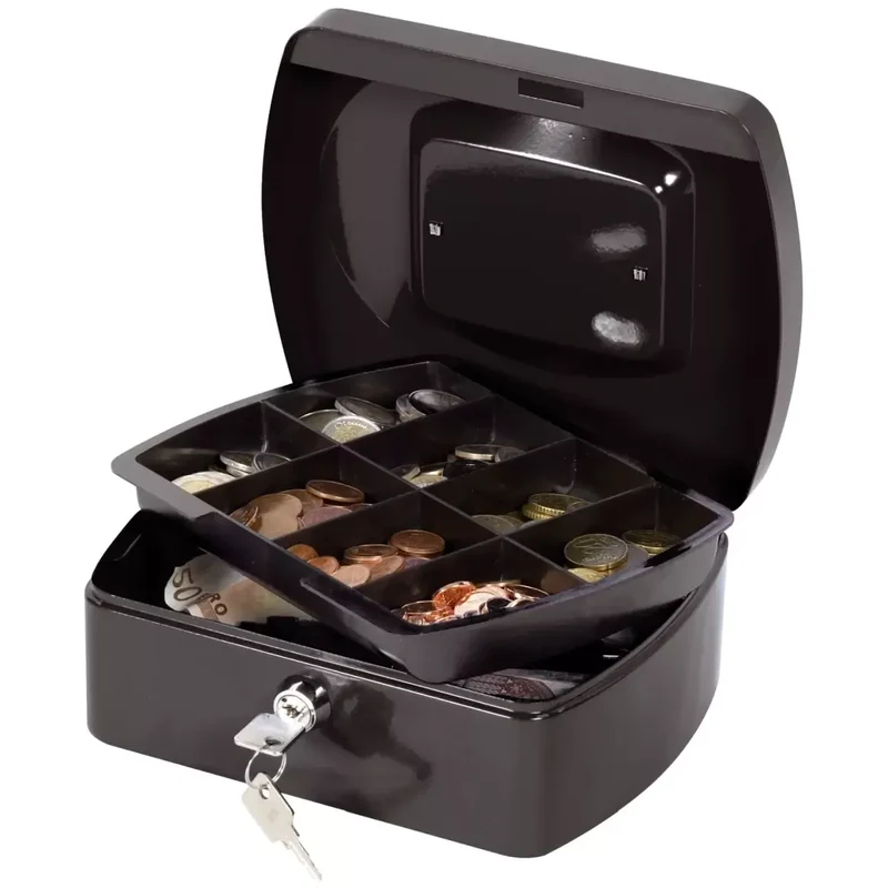 Geldkassette - 205 x 160 x 85 mm, schwarz
