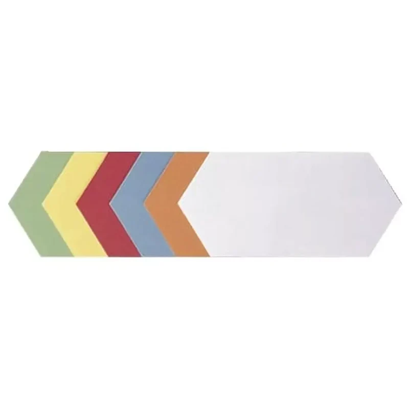 Moderationskarte - Rhombus, 205 x 95 mm, sortiert, 500 Stück