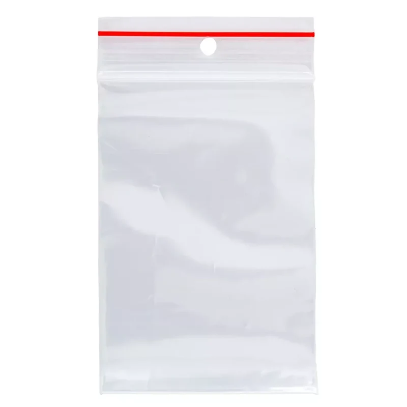Druckbandbeutel - 70x100mm, transparent, 100 Stück