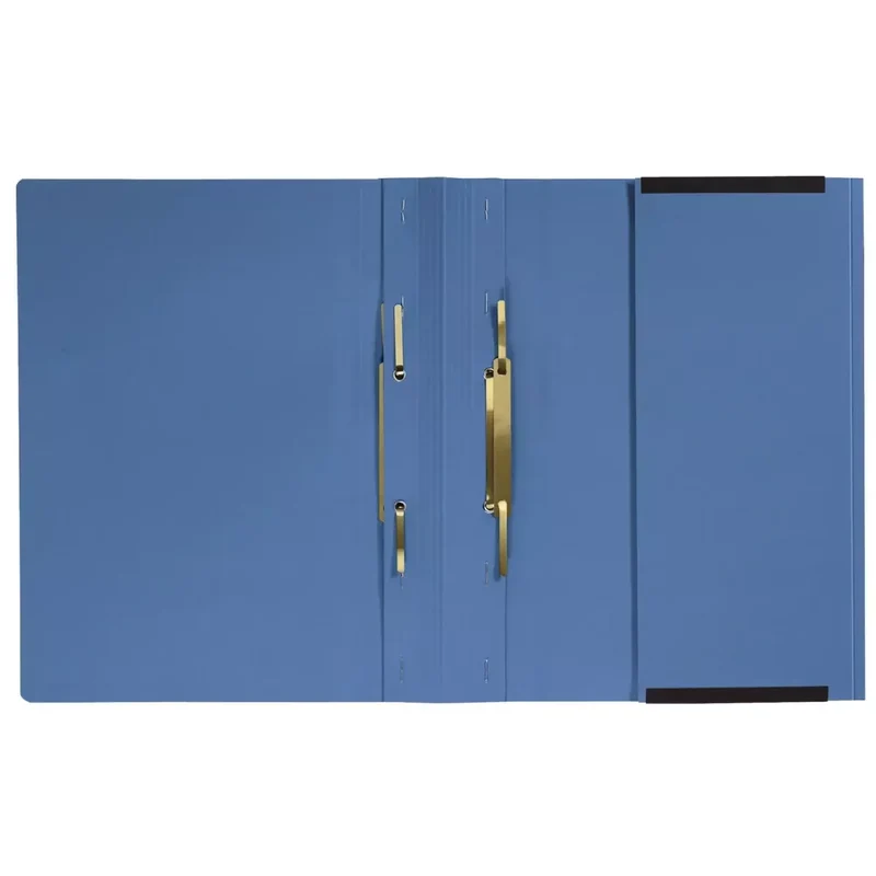 Kanzleihefter A gefalzt - Rechtsheftung (kaufmännische Heftung), 1 Tasche, 2 Abheftvorrichtung, blau