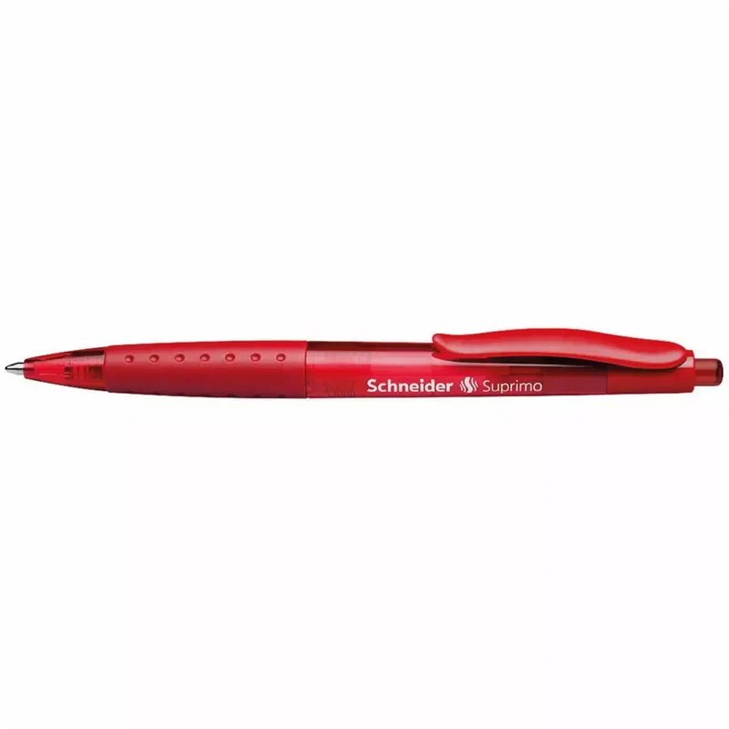 Kugelschreiber Schneider Suprimo rot, Schreibfarbe rot - 20 Stück