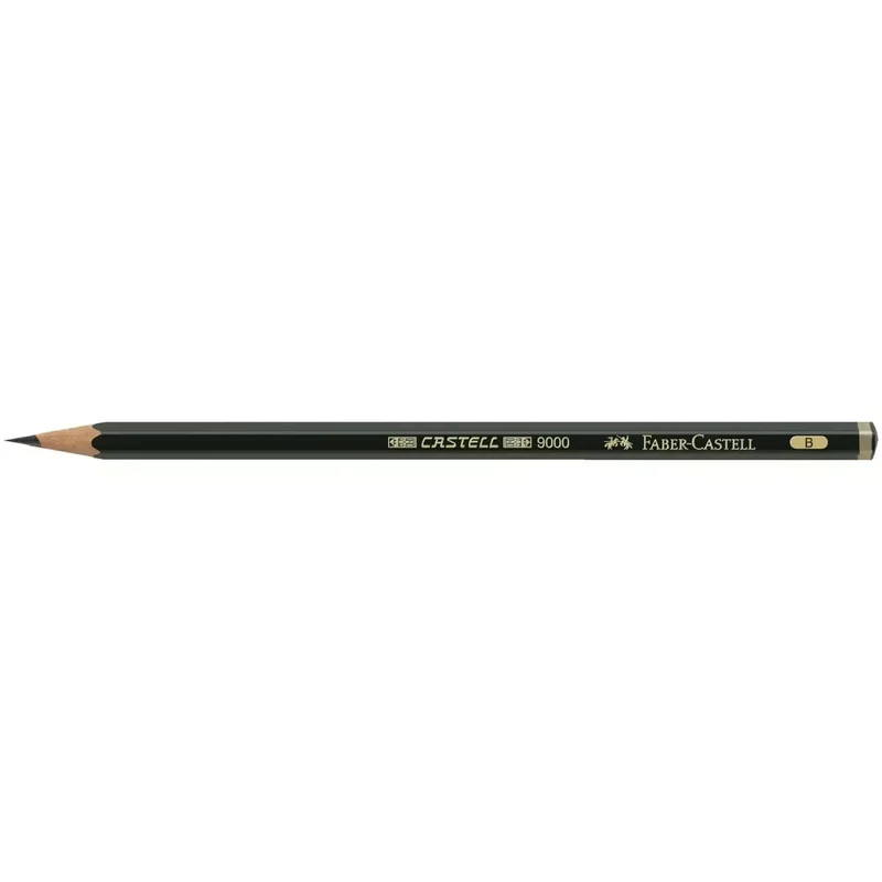 Bleistift CASTELL® 9000 - B, dunkelgrün