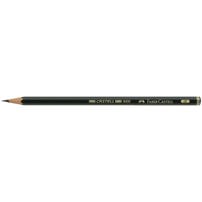 Bleistift CASTELL® 9000 - 2B, dunkelgrün