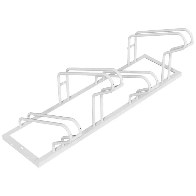 Fahrradständer, feuerverzinkt, zum Einbetonieren verzinkt, zum Einbetonieren, 4 Fahrräder