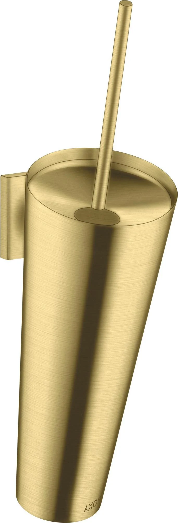 AXOR STARCK ORGANIC WC-Bürstenhalter Wandversion brushed brass von HANSGROHE – Wandmontage, Metall, verdeckte Befestigung