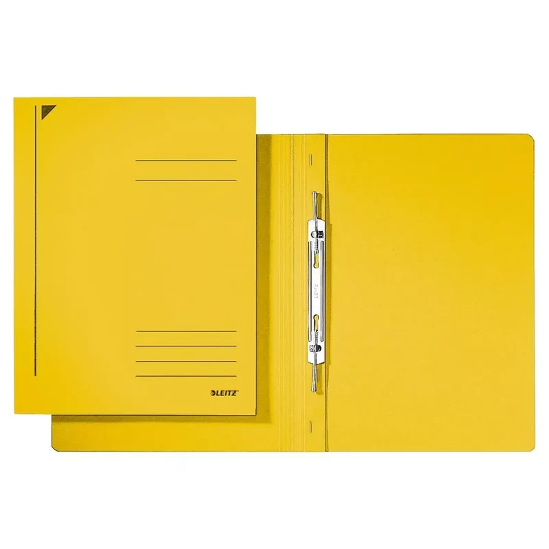 3040 Spiralhefter - A4, 250 Blatt, kfm. Heftung, Recycling-Karton, gelb