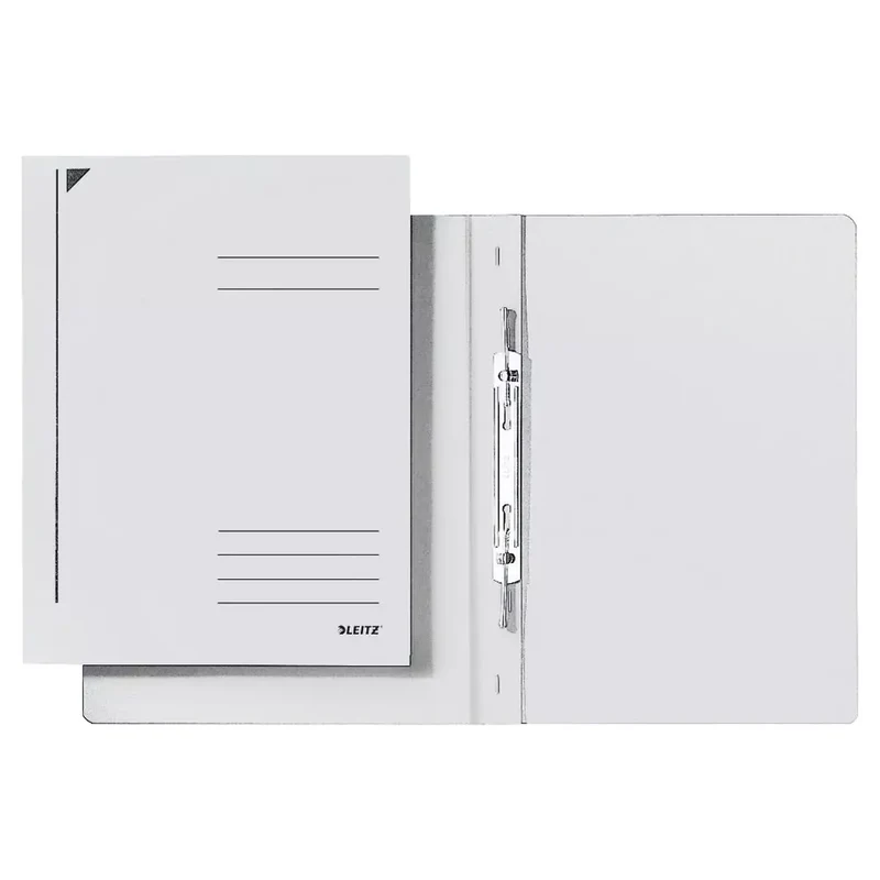 3040 Spiralhefter - A4, 250 Blatt, kfm. Heftung, Recycling-Karton, weiß