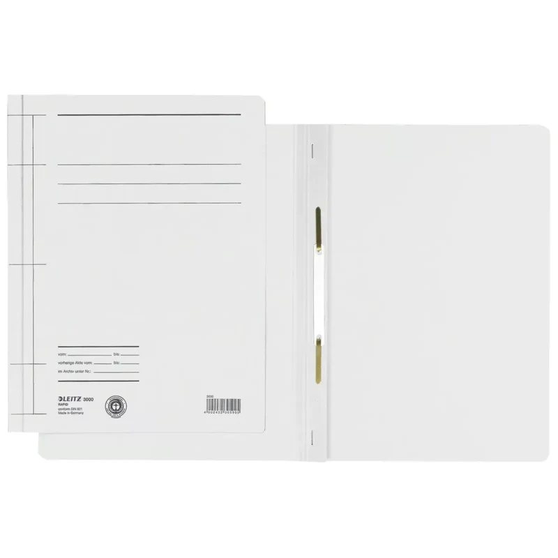 3000 Schnellhefter Rapid - A4, 250 Blatt, kfm. Heftung, Manilakarton (RC), weiß