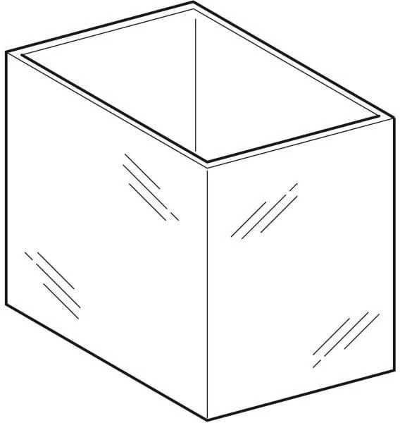 Geberit iCon Staubox für Seitenelement – 24 cm Breite, passgenaue Aufbewahrung