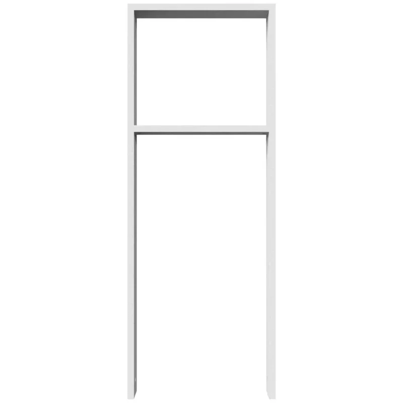 Anlehnbügel aus Vierkantrohr 80x20x1200 mm zum Einbetonieren, verzinkt, zum Einbetonieren mit Querholm