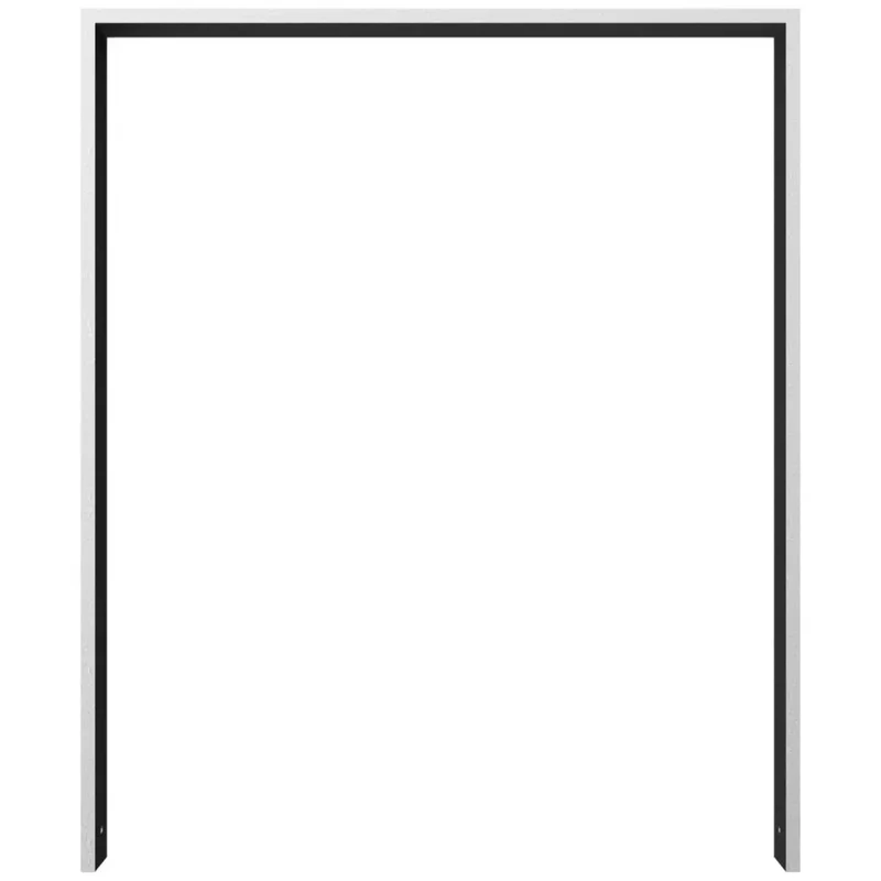 Anlehnbügel aus Vierkantrohr 80x20 mm, zum Einbetonieren, verzinkt, zum Einbetonieren, ohne Querholm