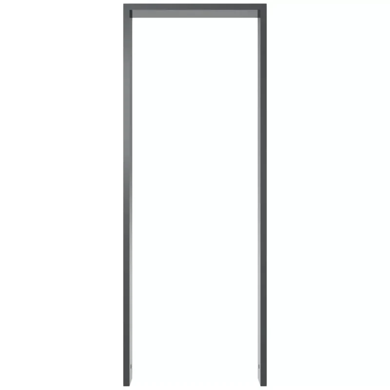 Anlehnbügel aus Vierkantrohr 80x20 mm Höhe 1,2 m zum Einbetonieren, verzinkt, zum Einbetonieren, DB 703, ohne Querholm