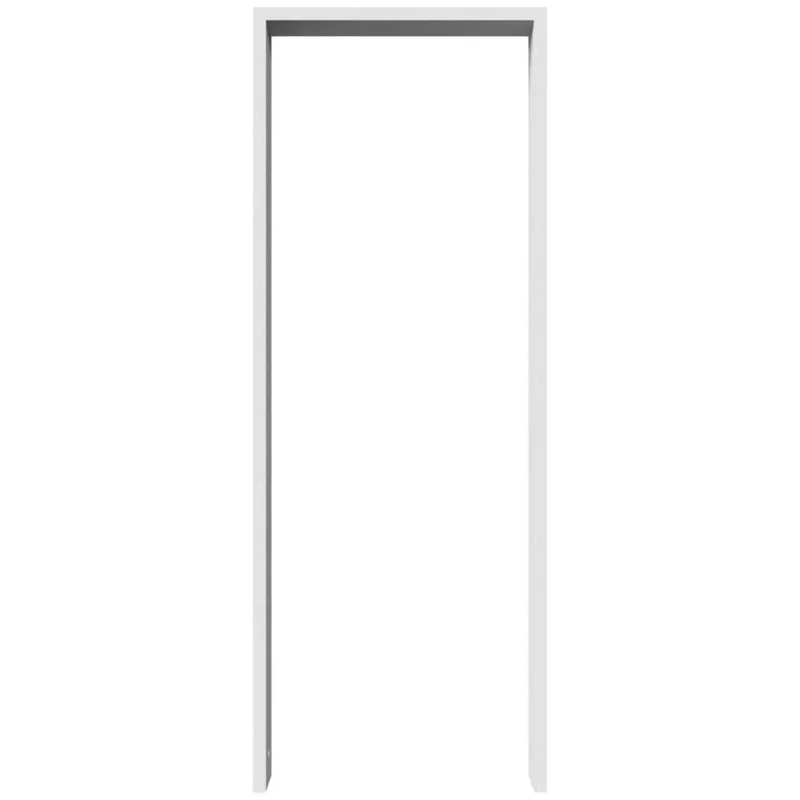 Anlehnbügel aus Vierkantrohr 80x20 mm, Breite 450 mm, zum Einbetonieren, verzinkt, zum Einbetonieren, ohne Querholm