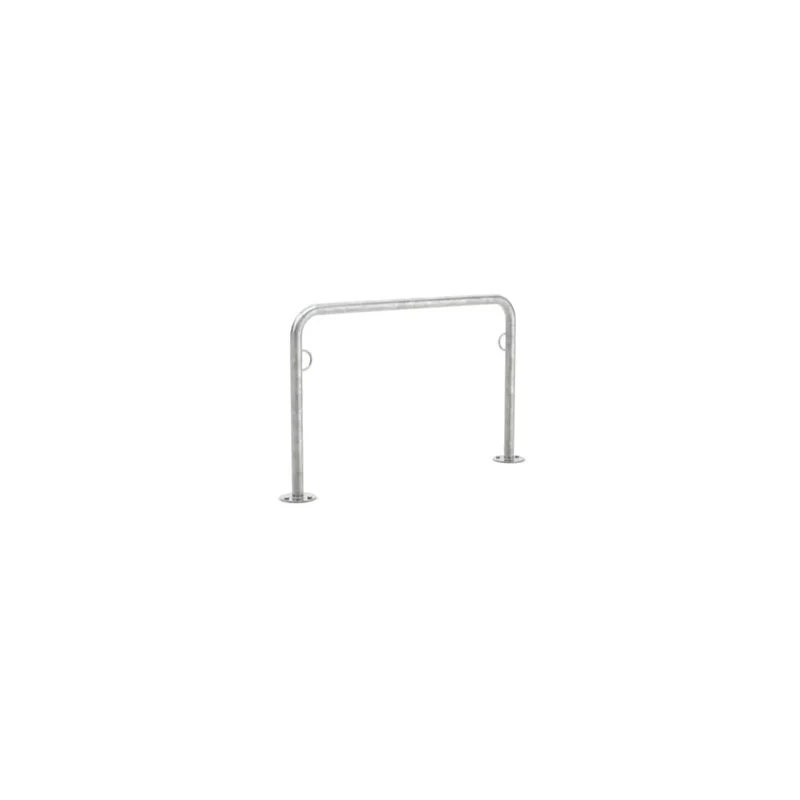 Fahrradanlehnbügel Trust 31, zum Aufdübeln, Br.1250 x H.800 x T.48 mm, Rohrdurchm. 48 mm, Feuerverzinkt