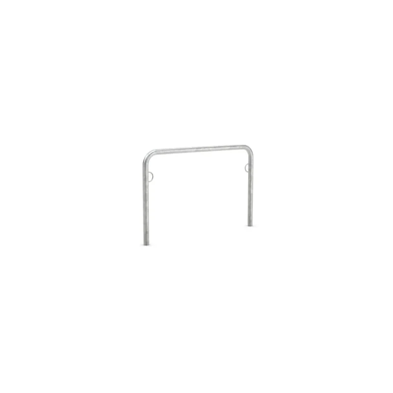 Fahrradanlehnbügel Trust 30, zum Einbetonieren, Br.1250 x H.1150 x T.48 mm, Rohrdurchm. 48 mm, Feuerverzinkt