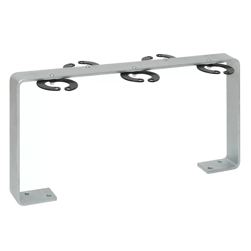 Scooter-Parker, 5 Einstellplätze, feuerverzinkt, H 400 x B 800 x T 70 mm, zum Aufdübeln