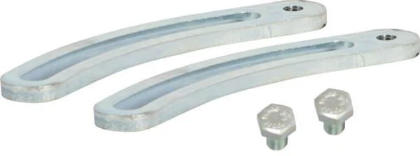 Geberit Austausch-Befestigungsbügel für Urinale – Set mit 2 Befestigungslaschen aus Metall
