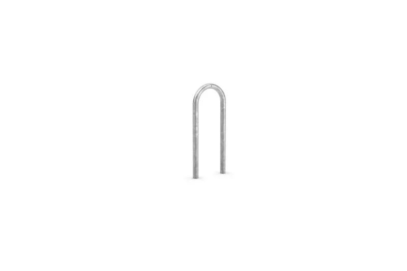 Anlehnbügel 9421, zum Aufdübeln, Br.350 x H.800 x T.48 mm, Rohrdurchm. 48 mm, Feuerverzinkt