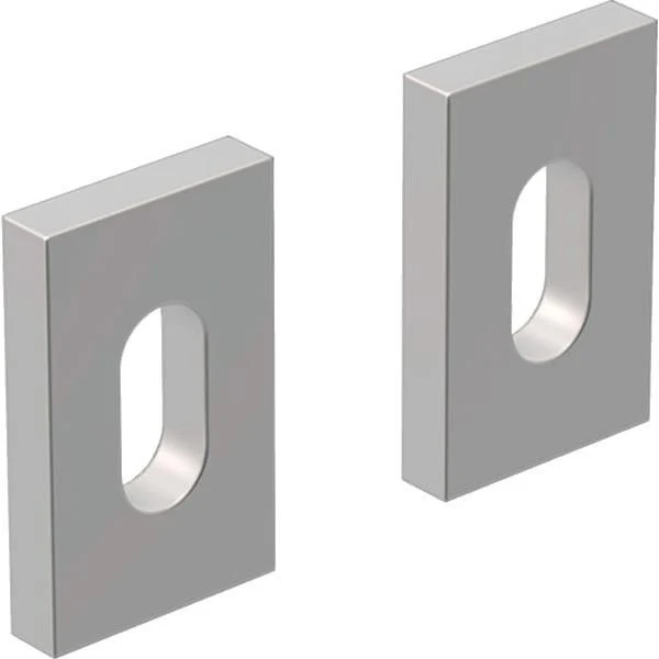 GEBERIT Distanzscheiben-Set für Urinal Centaurus – 2 Stück, Metall, Kerafix-Winkel
