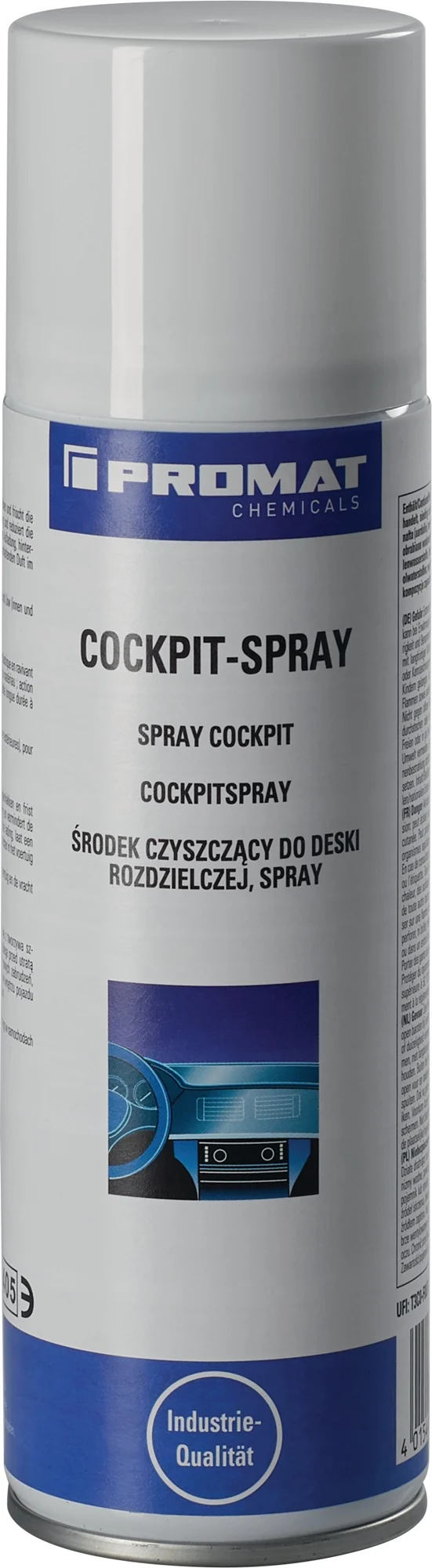 PROMAT CHEMICALS Cockpitspray 300 ml Spraydose – Reinigt und pflegt Kunststoffoberflächen im Fahrzeug