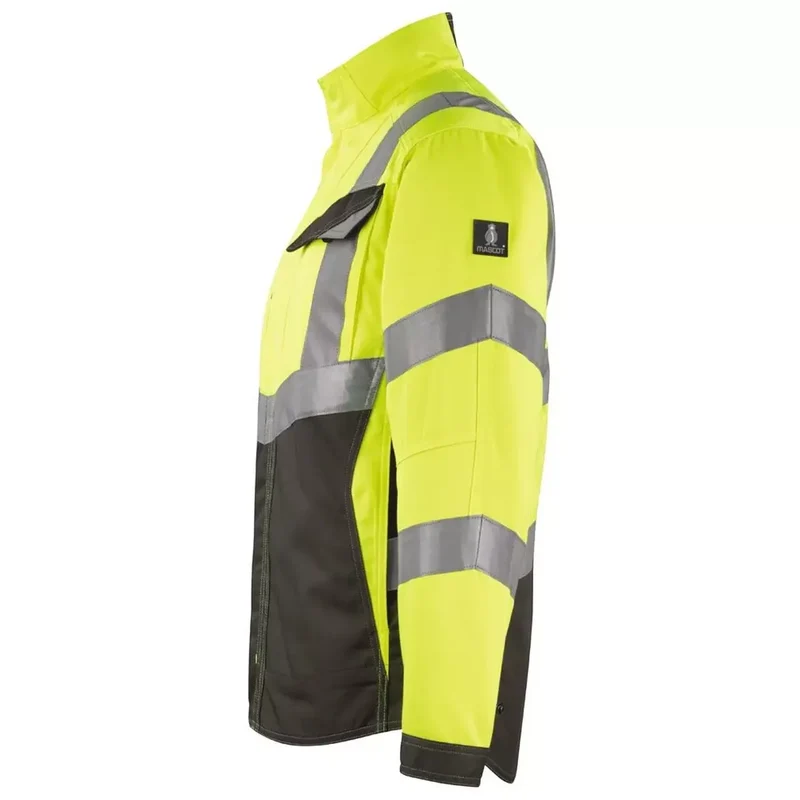 Warnschutz-Jacke Oxford, Farbe HiVis gelb/dunkelanth., Gr. 3XL