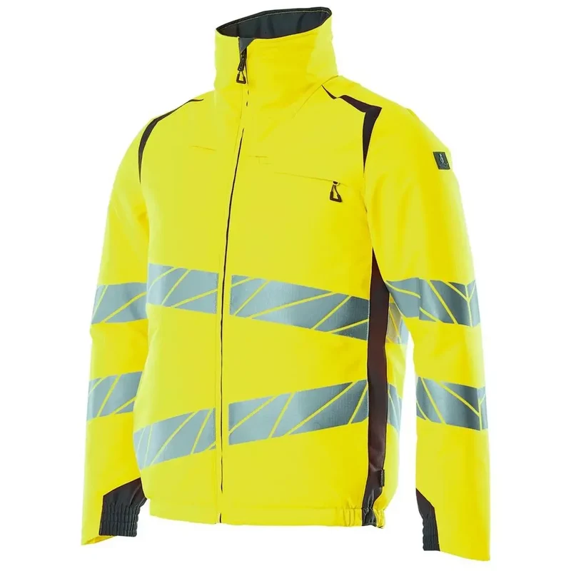 Warnschutz-Winterjacke Accelerate Safe, Farbe HiVis gelb/schwarzblau, Gr. 5XL