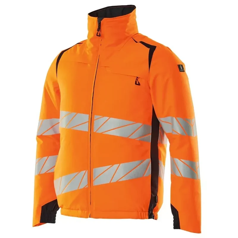 Warnschutz-Winterjacke Accelerate Safe, Farbe HiVis orange/schwarzblau, Gr. 3XL